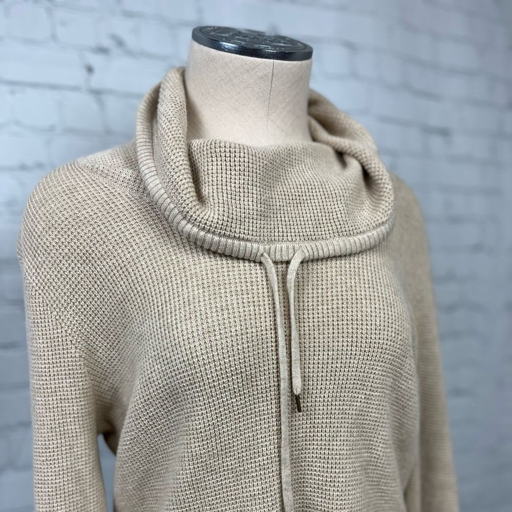 Ralph Lauren Cream Colored Cowl Neck Sweater - Picture 4 of 8
